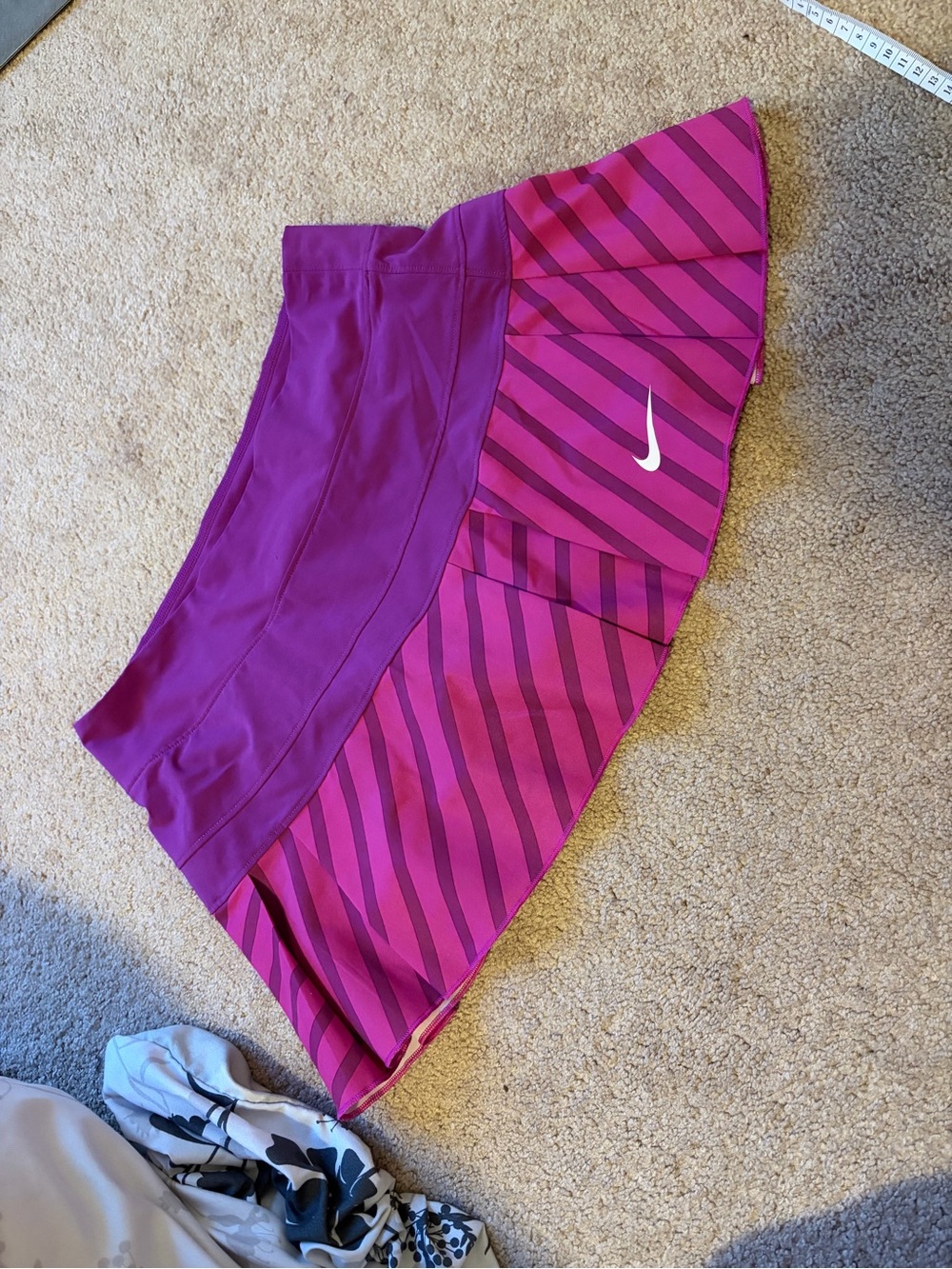 🫶 NIKE - Purple + Pink Skirt with Shorts - Small